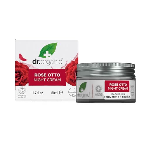 Dr. Organic Rose Otto Night Cream for Mature Skin - 50 mL
