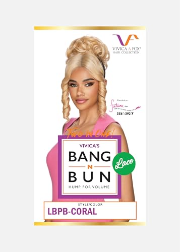 Vivica A. Fox Bang N Bun Clip-In Hair Set - Messy Bun & Spiral Bangs