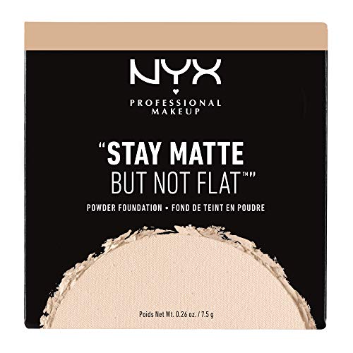 NYX Professional Makeup Stay Matte But Not Flat Powder Foundation - Nude
