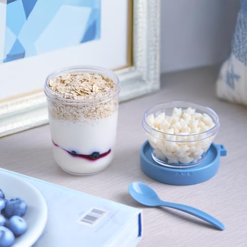 Felli Travel Yogurt Parfait Snack Cup with Lid, 12 oz