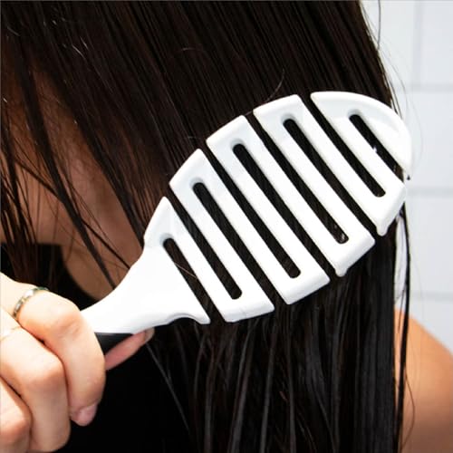 LolaVie Wet & Dry Detangling Hair Brush - 2 Pack, Heat-Resistant, Flex Design