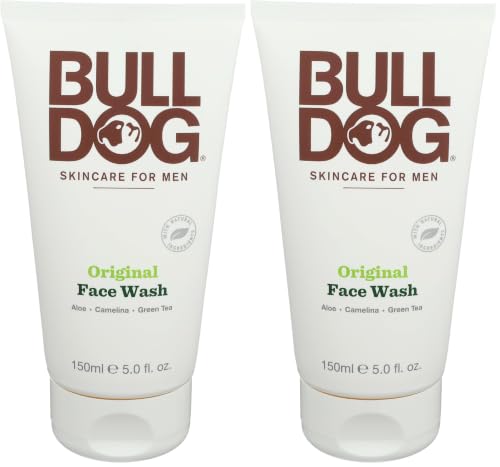 Bulldog Original Face Wash for Men, 5 Fl Oz (Pack of 2)