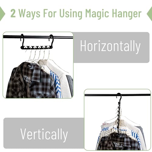 Mr. Pen 20-Pack Space-Saving Clothes Hangers | 360° Rotating Hooks