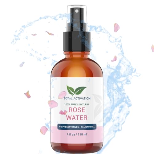 Organic Moroccan Rose Water Spray – 100% Pure Hydrating Facial Toner – 4 oz