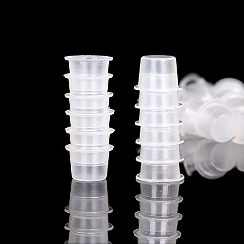 Disposable Tattoo Ink Cups - 300PCS Medium 14mm Plastic Caps