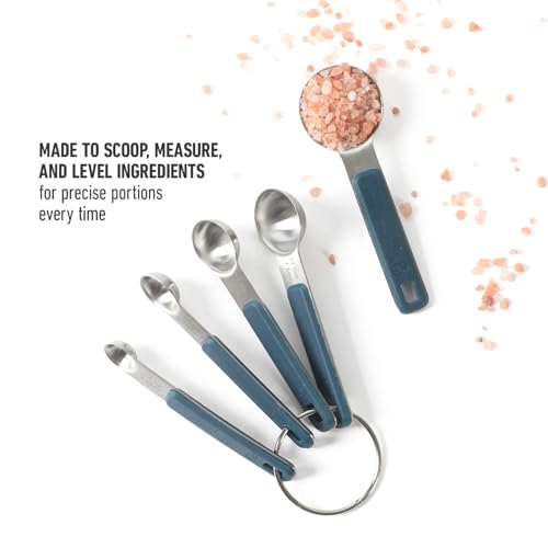 Calphalon 5-Piece Measuring Spoon Set with Silicone Grip