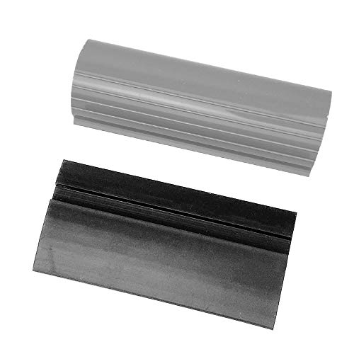 ECOmorning 4 Inch Mini Silicone Squeegee with Anti-Slip Handle for Car Wraps and Window Cleaning