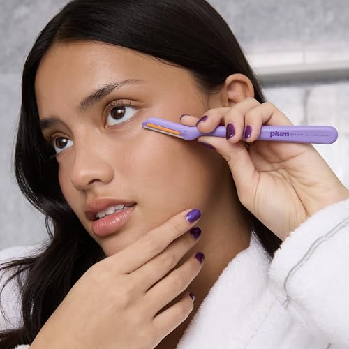 Plum Beauty Vitamin C Dermaplaning Razors - 3 Pack for Smooth Skin