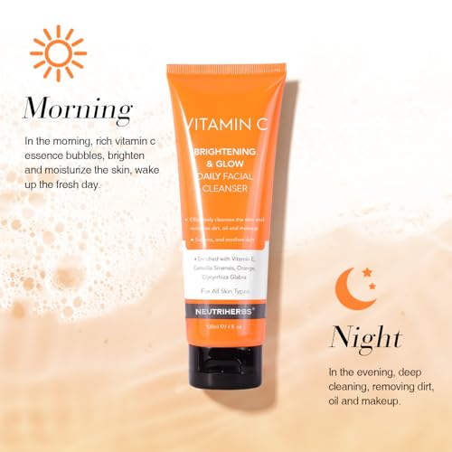 Neutriherbs Vitamin C Cleanser - Even Skin Tone Face Wash 4 fl oz
