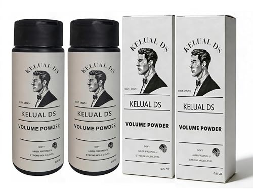 KELUAL DS Hair Texture Powder for Men - Volumizing Styling Powder (2 Pack)