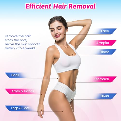 MIRUCOO Non-Woven Wax Strips - 100 Count, 3" x 9" for Body & Facial Hair Removal
