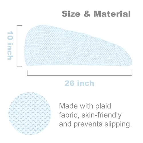 Super Absorbent Microfiber Hair Towel for Curly Hair - 3 Pack