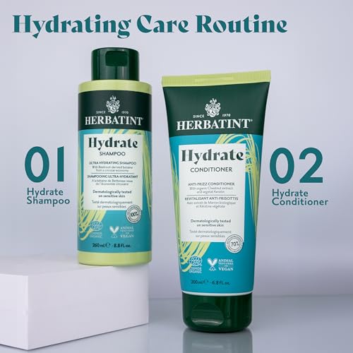 Herbatint Hydrate Conditioner for Color Treated Hair, 6.7 oz