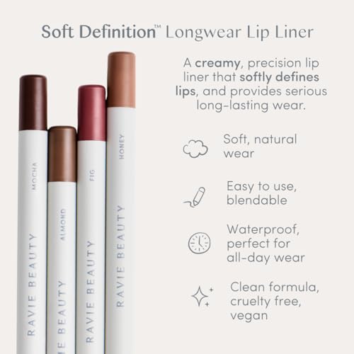 Ravie Beauty Soft Definition Lip Liner - Waterproof Fig (Neutral Mauve)