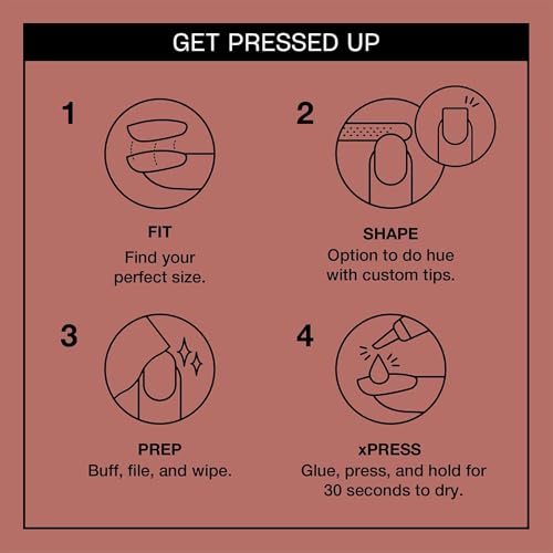 OPI xPRESS/ON Long Almond Press-On Nails | El Mat-Adoring You