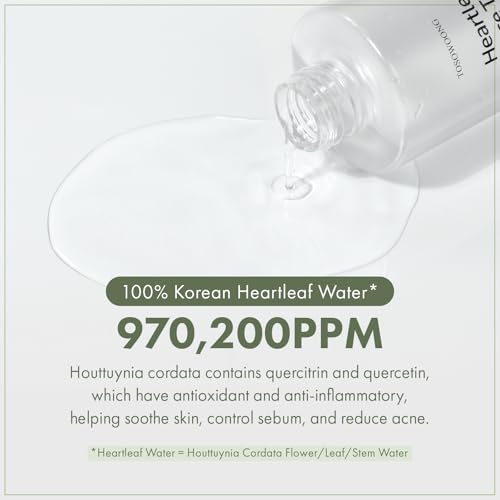 TOSOWOONG Heartleaf 97% Face Toner for Sensitive Skin, Hydrating & Calming