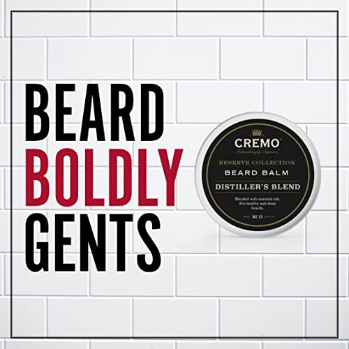 Cremo Beard Balm Distiller's Blend - Nourishing & Moisturizing 2 oz