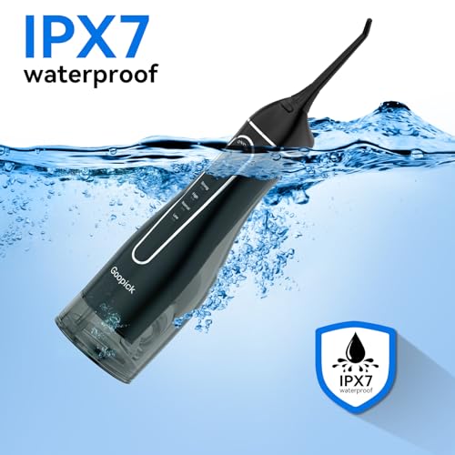 Cordless Water Flosser with 300ML Tank - Rechargeable Oral Irrigator for Travel & Sensitive Gums