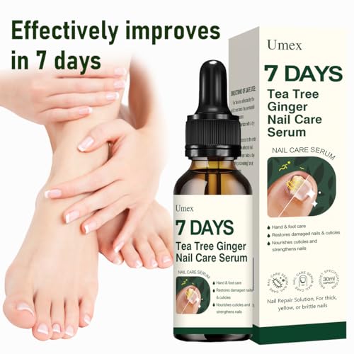 7 days Nail Treatment,Nail Serum & Cuticle Care Oil,Ginger Care Oil,Repair Dry Brittle Nails
