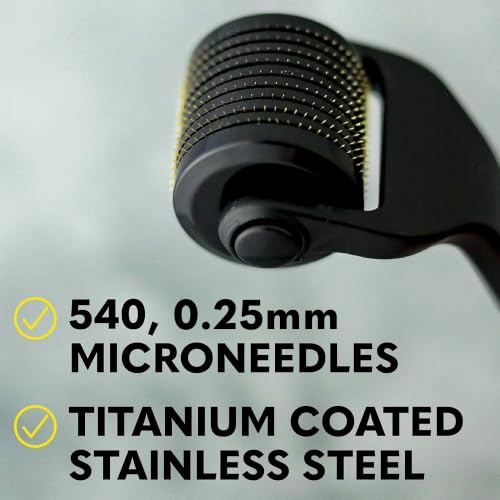 The Beard Club Premium Derma Roller Replacement Head - 0.25mm Titanium Microneedles