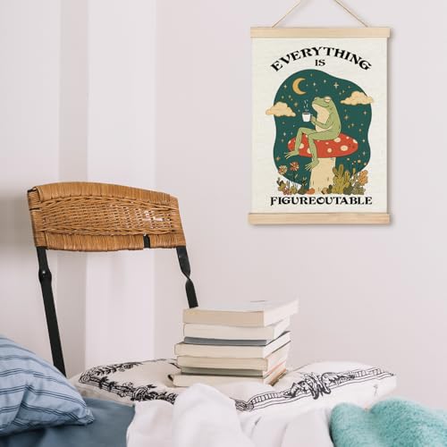 Inspirational Wall Decor - 'Everything is Figureoutable' 12x16 Canvas Print