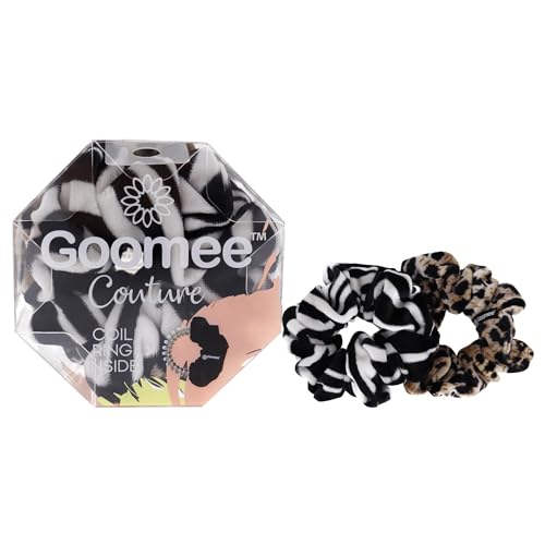 Goomee Couture Satin Hair Tie Set - 2 Piece Anti-Frizz Ponytail Holders