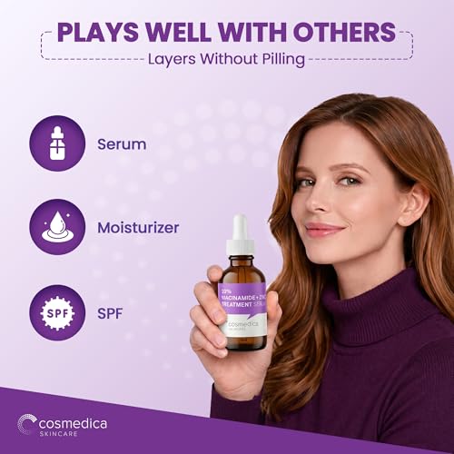 Cosmedica Niacinamide 10% + Zinc Serum with Hyaluronic Acid – 1 oz