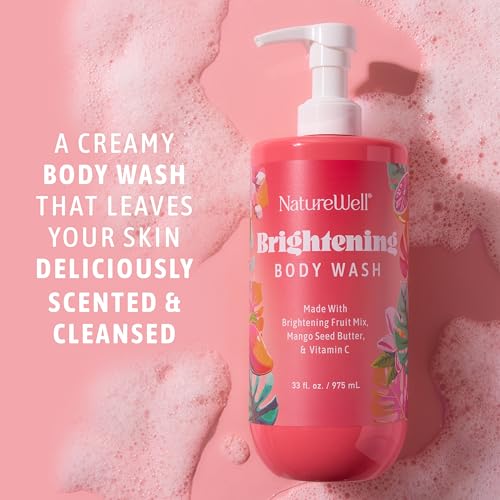 NATURE WELL Brightening & Energizing Scented Body Wash, 33 Fl Oz