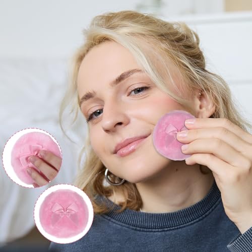 Large 3.5 Inch Body Powder Puff - 2 Pcs Soft & Washable