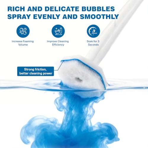 30 Toilet Wand Refills for Clorox | 3-Layer Disposable Scrubber