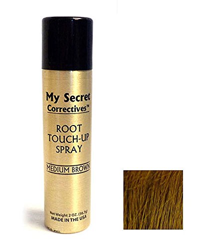 My Secret Correctives Root Touch-Up Spray - Medium Brown, 2 oz