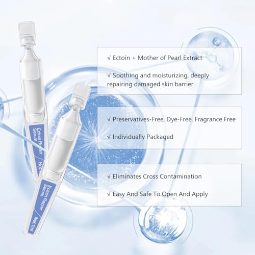 BACHERI Ectoin Hydrating Repair Serum - 30 Single-Use Facial Ampoules