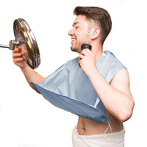 Linkidea Foldable Beard Bib Apron – Mess-Free Shaving Catcher for Men