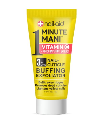 Nail-Aid 3-in-1 Nail Exfoliator with Vitamin C & Pink Grapefruit