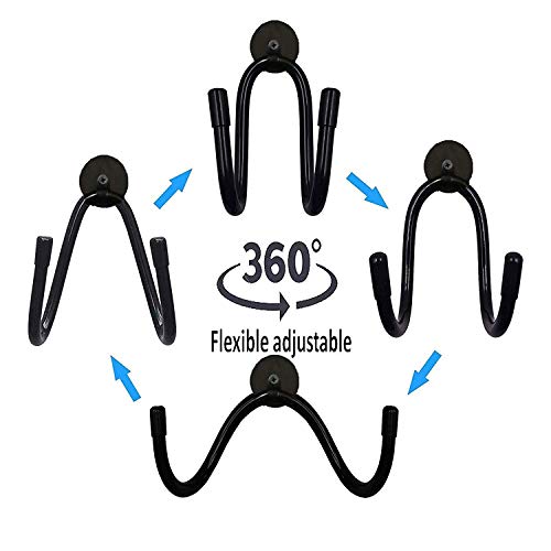 AUXPhome Magnetic Hanger Hooks - 2-Pack Adjustable Tool & Hat Holders