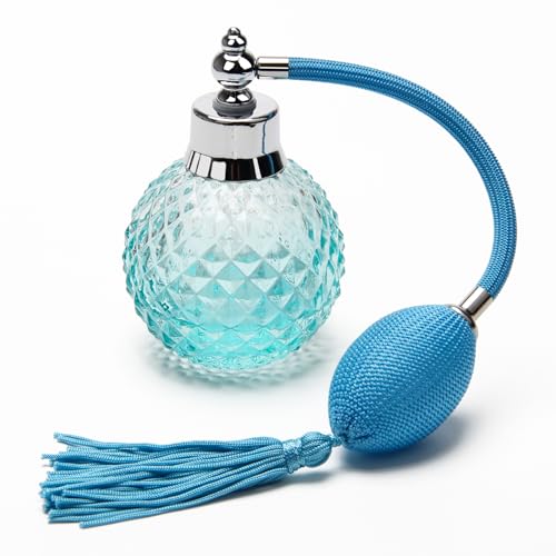 Coolrunner Vintage Refillable Perfume Bottle - 100ml Crystal Glass Atomizer