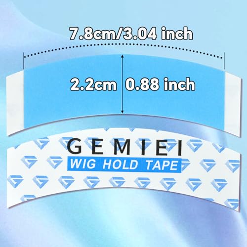 64pcs Lace Wig Tape - Waterproof Double-Sided Adhesive for Hair Extensions