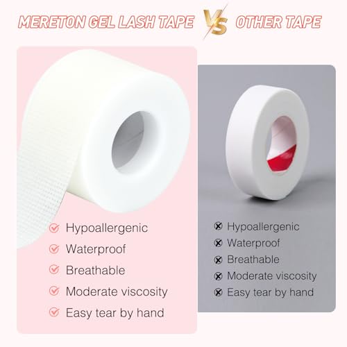 Lash Tape for Eyelash Extensions - Silicone Gel, 5 Colors