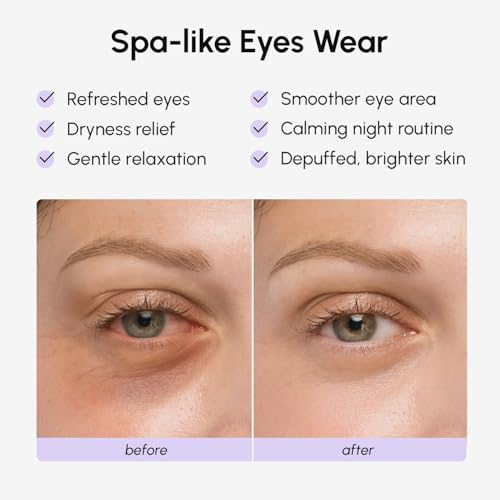 MAREE Heated Eye Masks for Dry Eyes ? Steam Eye Mask Disposable ? Self Heating Eye Mask for Puffy Eye ? Facial Steamer Alternative for Relaxation ? Warm Compress for Eyes ? Spa Gift for Women