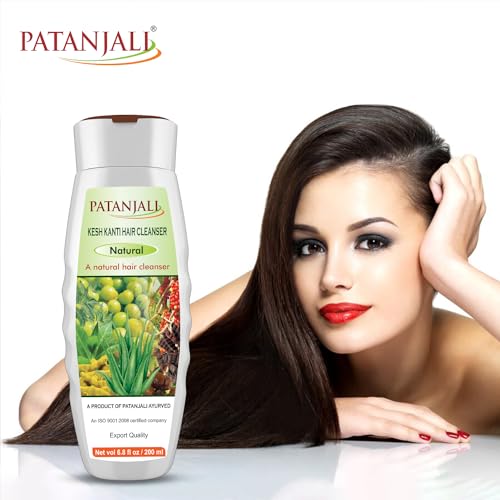 Patanjali Kesh Kanti Natural Hair Cleanser 200ml Pack of 2 – Herbal Hair Wash