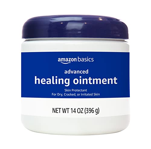 Amazon Basics Healing Ointment & Skin Protectant 14 oz – Fragrance-Free, 1-Pack