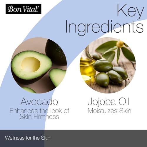 Bon Vital' Multi-Purpose Massage Creme 8oz with Aloe Vera - Professional Body Massage Cream
