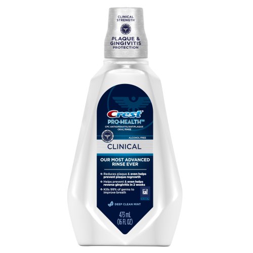 Crest Pro-Health Clinical Deep Clean Mint Mouthwash - 473ml