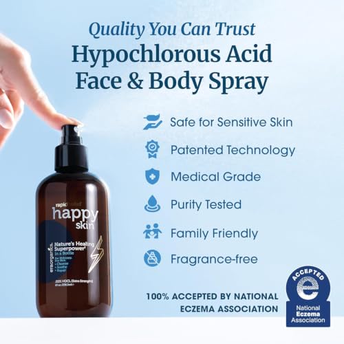 Era Organics HOCL Face and Body Toner Spray – Hypochlorous Acid 0.02%
