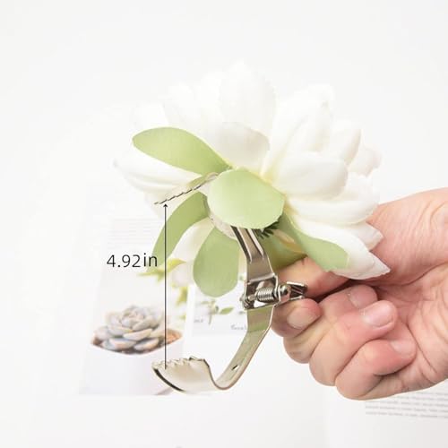 Flower Curtain Ties - 2pcs Adjustable Decorative Buckles