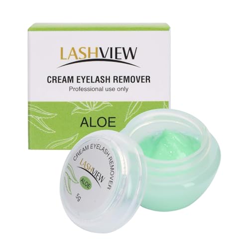 LASHVIEW Eyelash Extension Remover Gel, Light Aloe Flavor Gel,Eyelash Adhesive Remover, Professional Eyelash Extensions Remover for Salon,5g