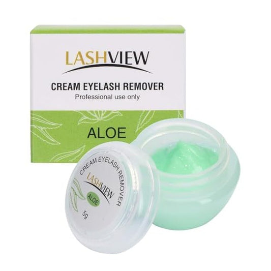 LASHVIEW Eyelash Extension Remover Gel, Light Aloe Flavor Gel,Eyelash Adhesive Remover, Professional Eyelash Extensions Remover for Salon,5g