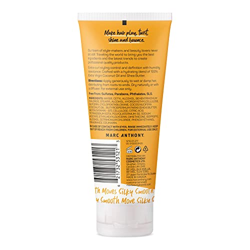 Marc Anthony Coconut Shea Curl Defining Cream for Frizzy Hair - 6.17 oz