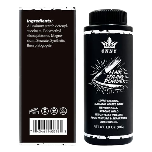 Matte Hair Styling Powder for Men - Strong Hold & Volume