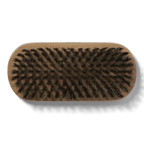 Brush Strokes Military Style Boar Bristle Hair Brush for Fine & Damaged Hair